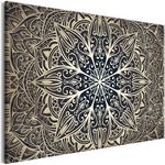 Paris Prix Tableau Imprimé  Oriental Flowers Narrow Brown. Coloris disponibles : Multicolore