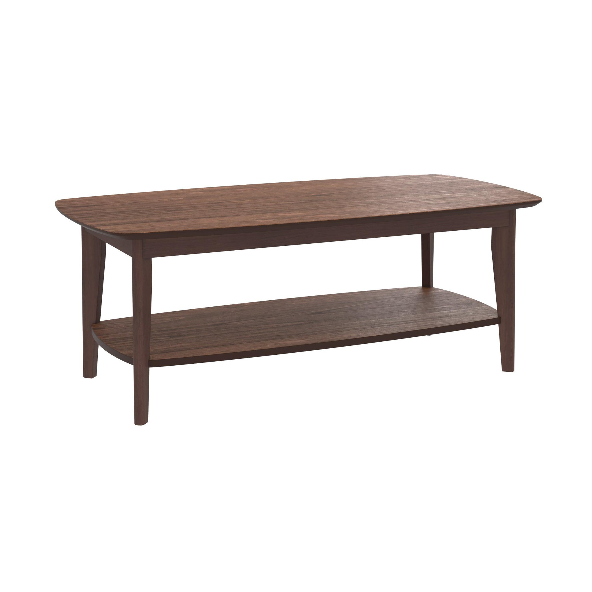 Voir la diapositive 2 : MAISON PAVANE Table basse rectangulaire en bois foncé-sadi
