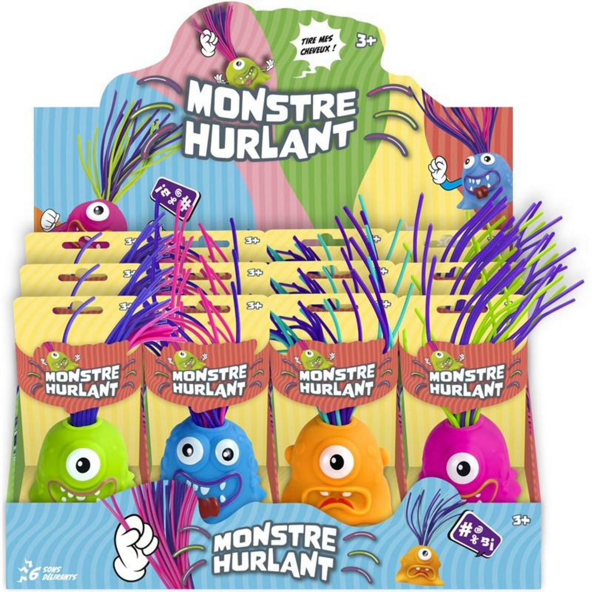 MONSTRE HURLANT AVEC LUMIERE Assortiment, modèle choisi aléatoirement GS Q15808 O