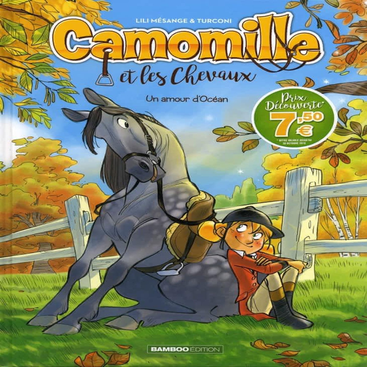 CAMOMILLE ET LES CHEVAUX TOME 1 : UN AMOUR D'OCEAN, Mésange Lili