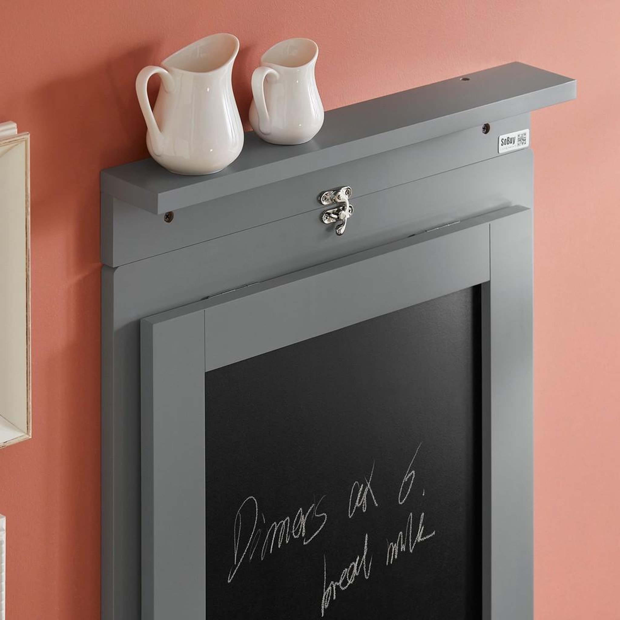 Voir la diapositive 6 : SOBUY SoBuy - Table murale pliante à une porte - Fonctionnel - FWT20