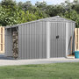 Voir la diapositive 1 : VIDAXL Abri de jardin gris 277x192,5x179 cm acier galvanise