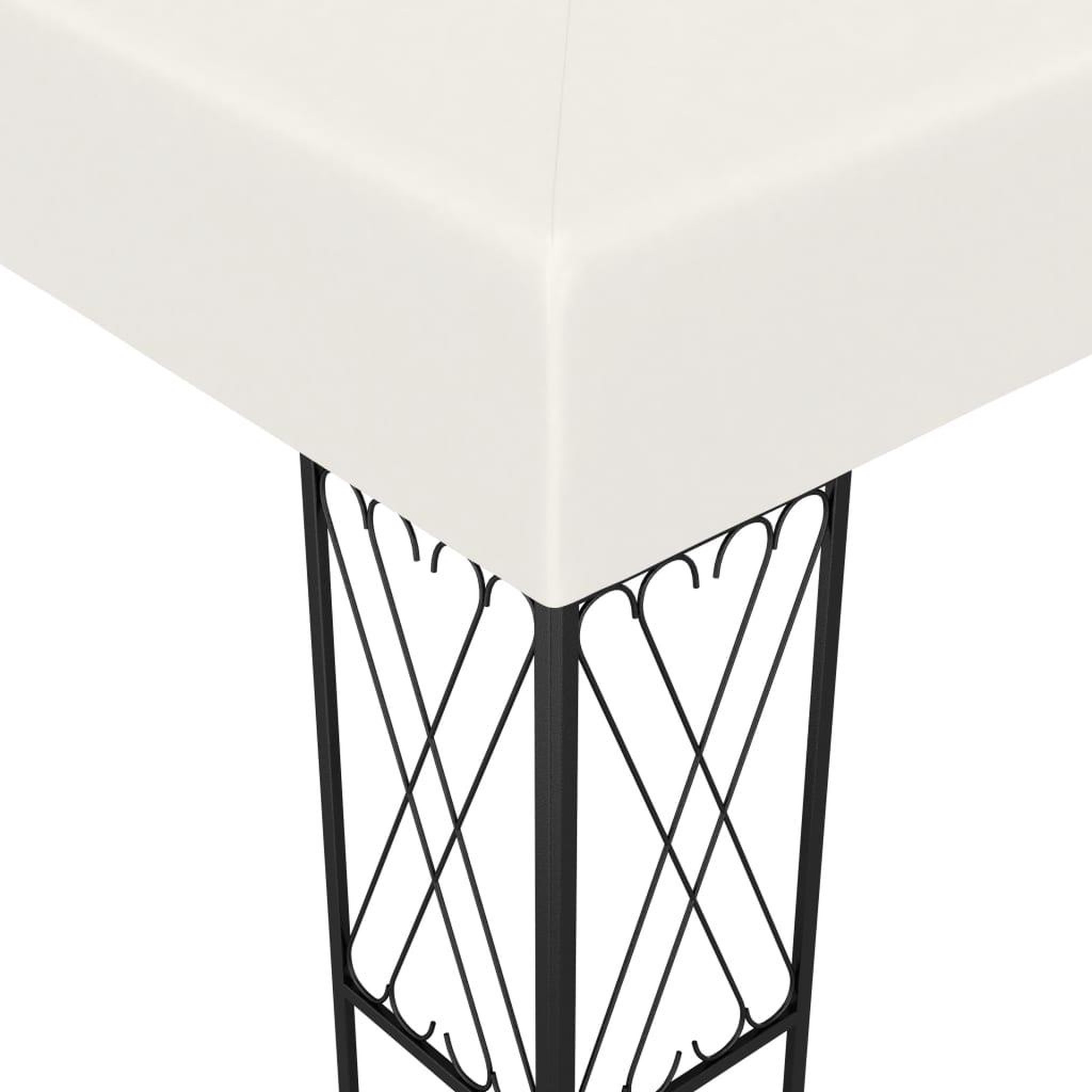 Voir la diapositive 4 : VIDAXL Belvedere 3x6 m Creme Tissu
