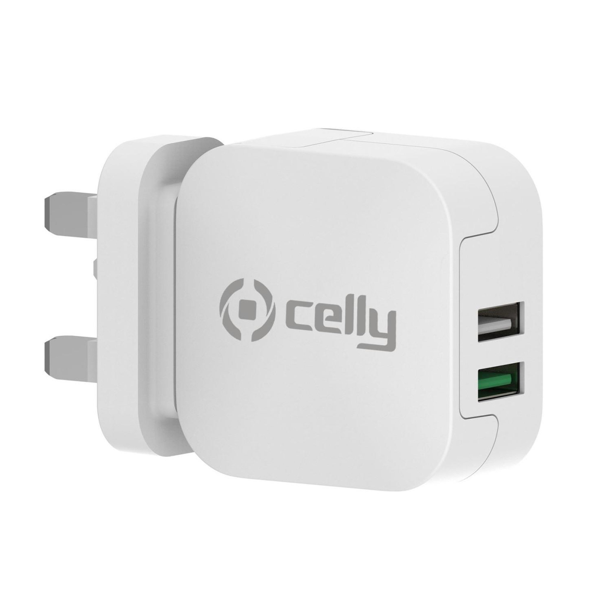 Voir la diapositive 2 : CELLY Celly tc2usbturbouk chargeur d'appareils mobiles caméra numérique, manettes de jeu, écouteurs, téléphone portable, chargeur électrique, smartphone, smartwatch, tablette, montre, portables blanc secteur charge rapide intérieure
