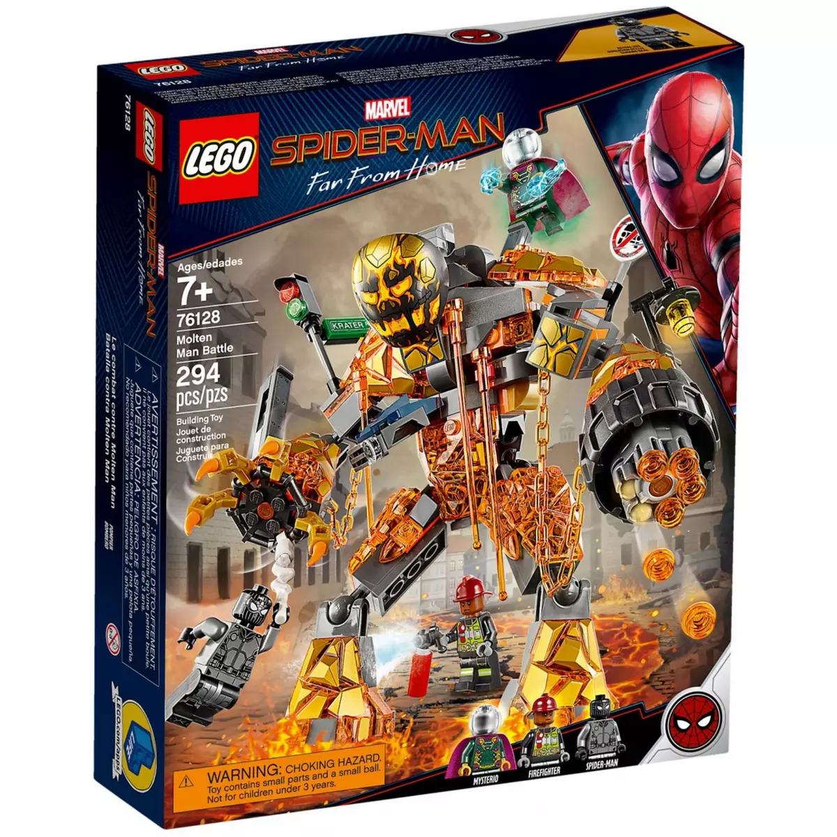LEGO Marvel 76128 - Spider Man et la bataille de l'Homme de métal