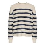 Pieces Pull Bleu/ Femme Pieces Klara. Coloris disponibles : Blanc