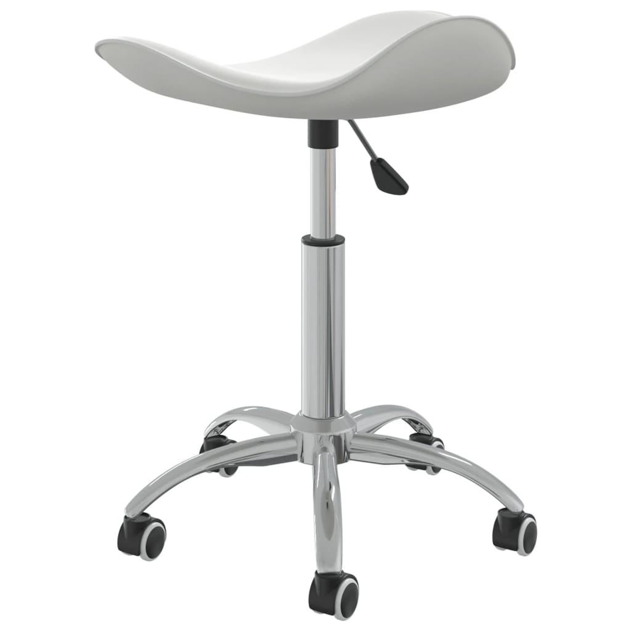 Voir la diapositive 4 : VIDAXL Chaise de bureau Blanc Similicuir