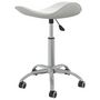 Voir la diapositive 4 : VIDAXL Chaise de bureau Blanc Similicuir