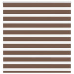VIDAXL Store zebre marron 145x150cm largeur du tissu 140,9cm polyester