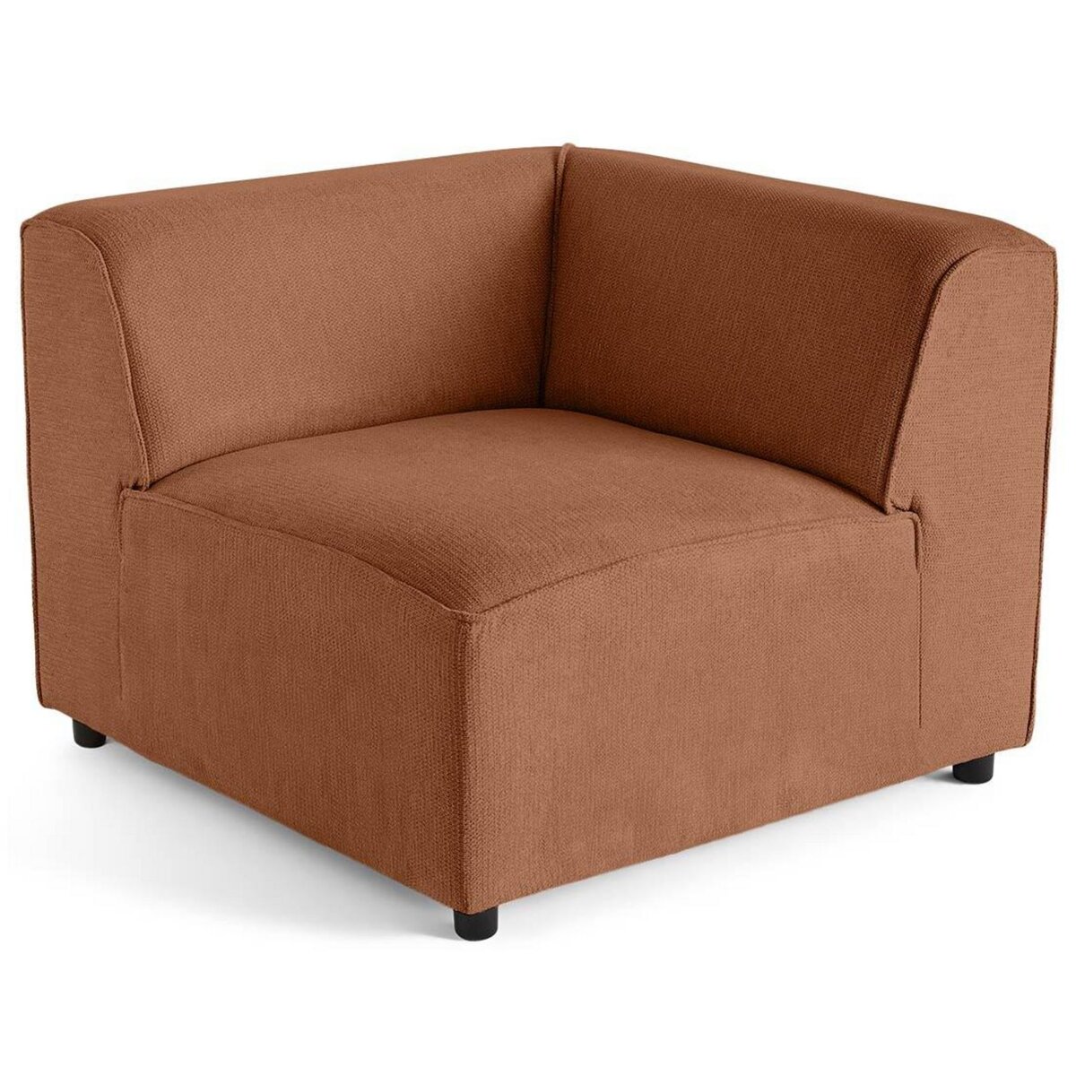 LISA DESIGN Suaro - module d'angle réversible en tissu texturé