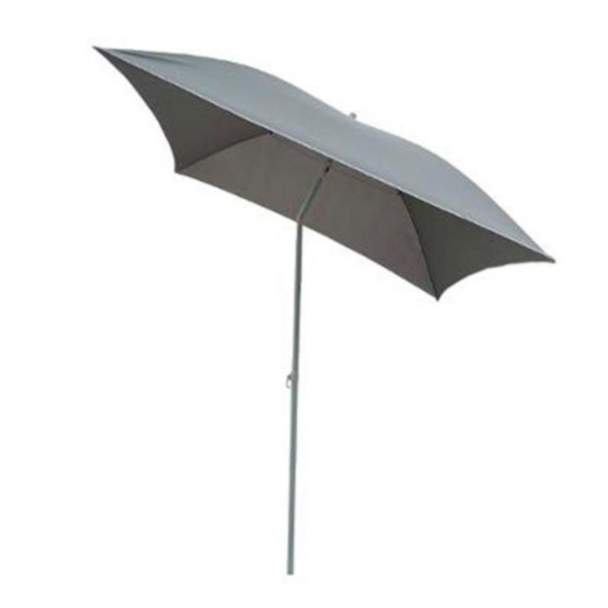 HESPERIDE Parasol de Plage Carré  Helenie  172cm Gris