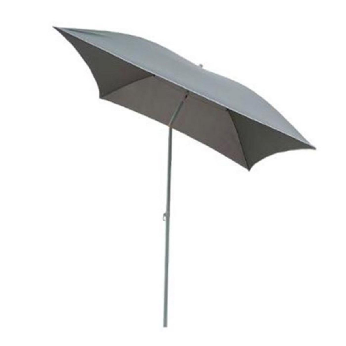 HESPERIDE Parasol de Plage Carré  Helenie  172cm Gris
