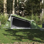 Voir la diapositive 3 : VIDAXL Tente de camping tunnel 2 personnes vert impermeable