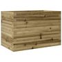 Voir la diapositive 2 : VIDAXL Jardiniere 70x40x45,5 cm bois de pin impregne