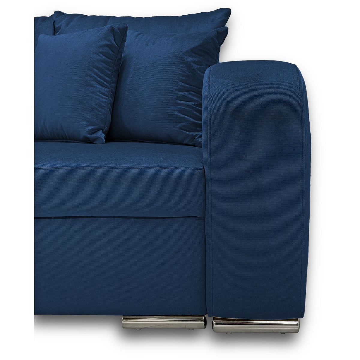 Canapé droit convertible 3 places tissu BOB