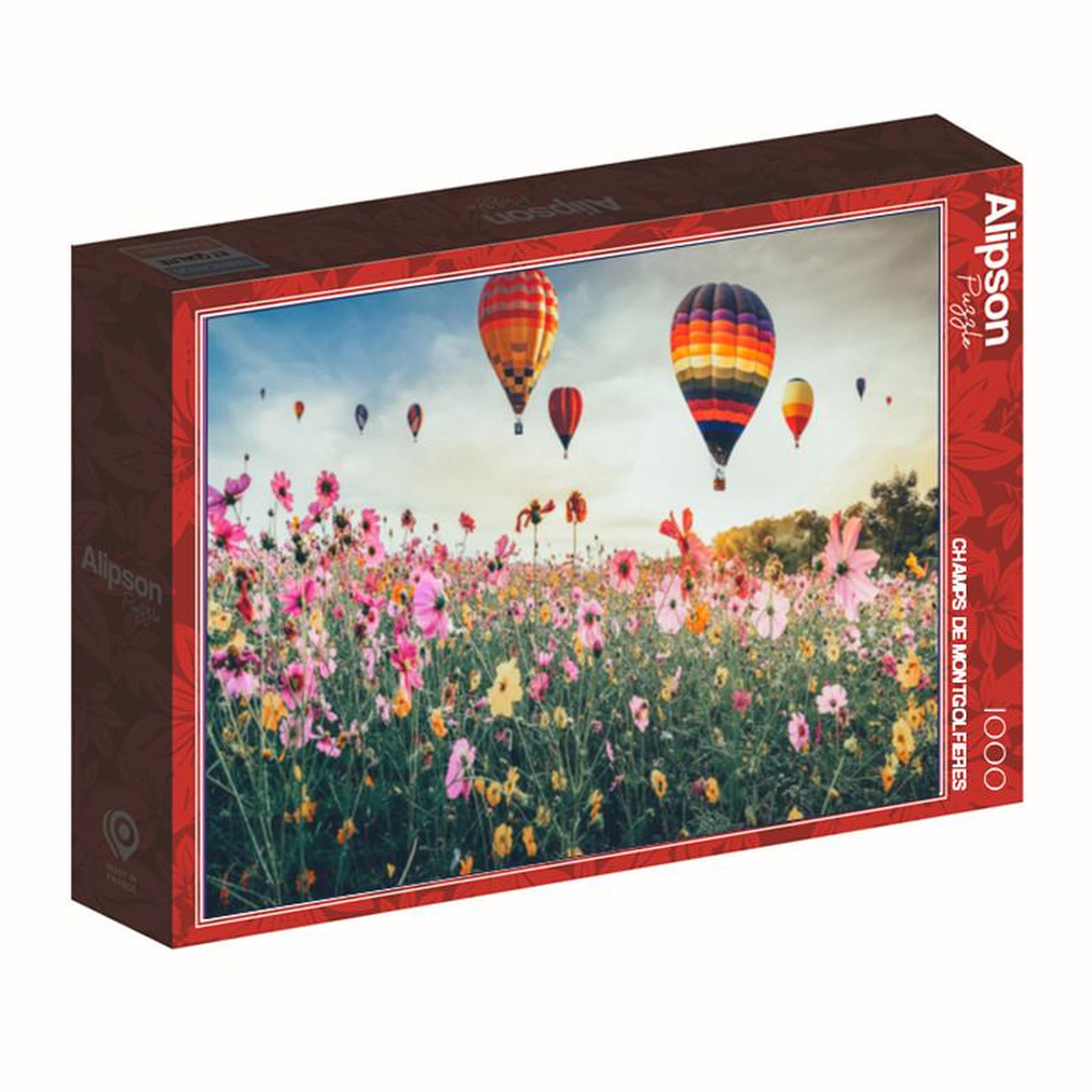 Voir la diapositive 1 : ALIZE Puzzle 1000 pièces Champ de montgolfières – Paysage aérien – Adulte – Alizé