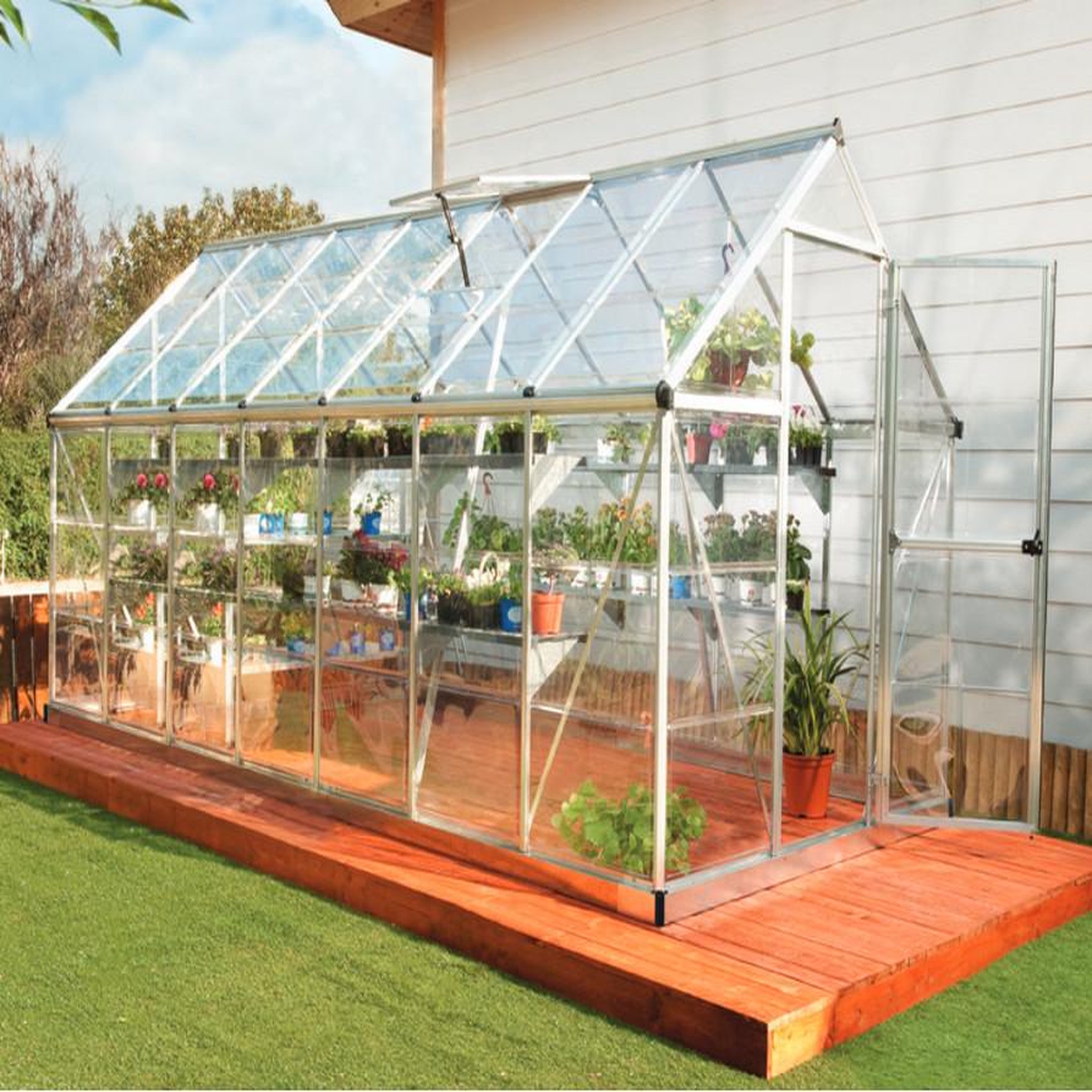 Palram Serre de jardin 7.9m² argent - 701786