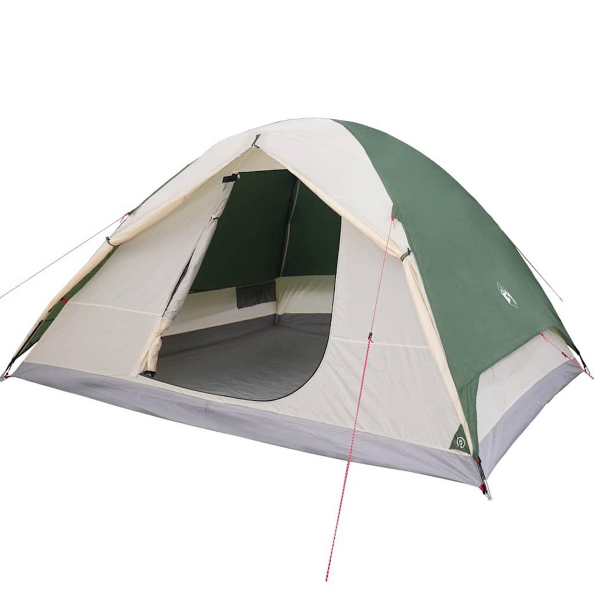 VIDAXL Tente de camping a dome 6 personnes vert impermeable