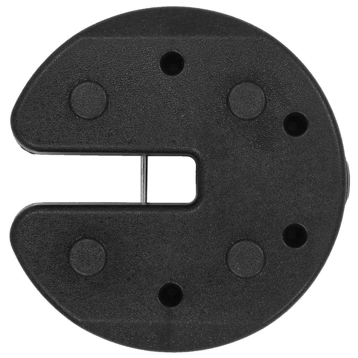 VIDAXL Poids pour belvedere 4 pcs Noir 220x50 mm Beton