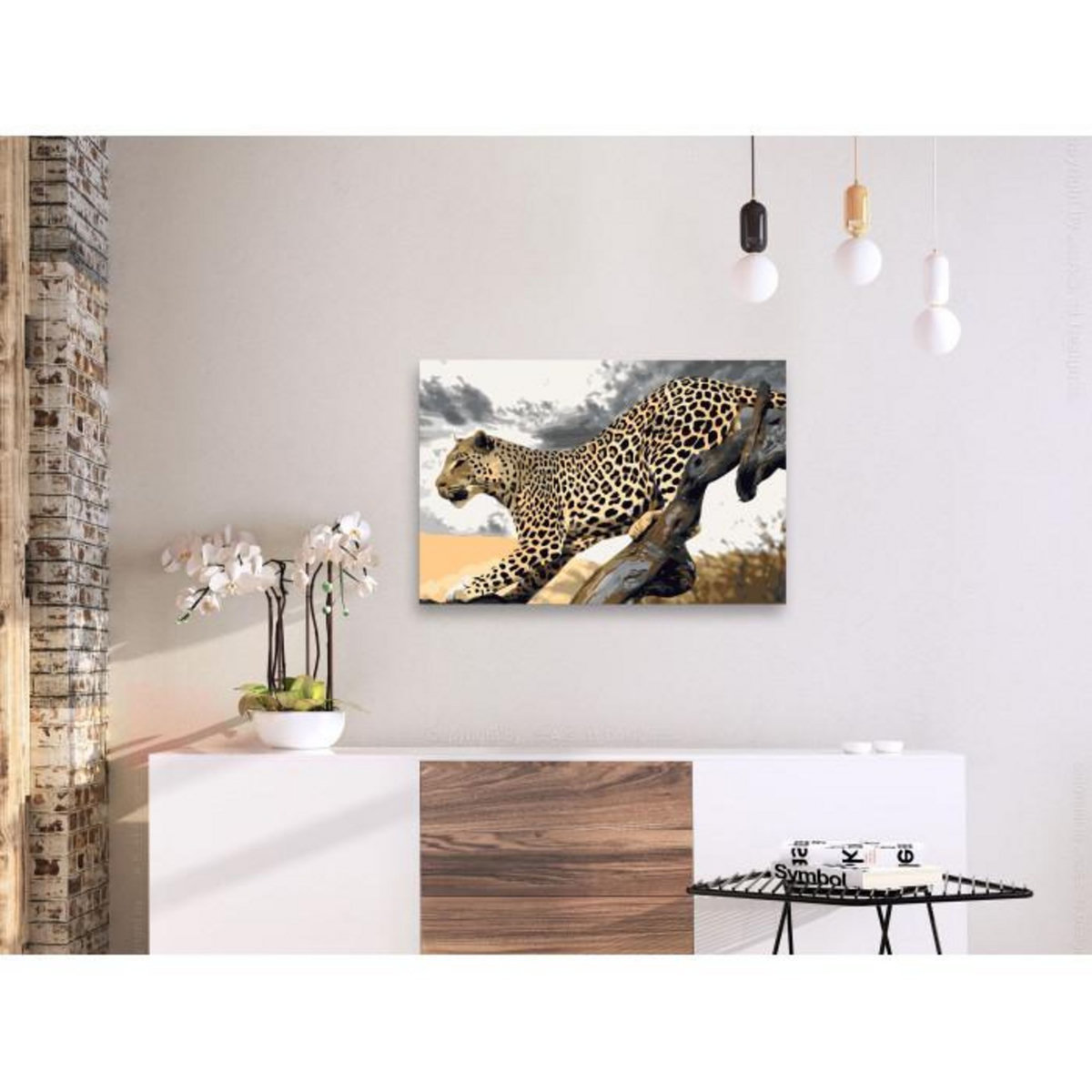 Paris Prix Tableau à Peindre Soi-Même  Guépard  40x60cm