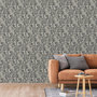 Voir la diapositive 1 : DUTCH WALLCOVERINGS DUTCH WALLCOVERINGS Papier peint Mae Noir et beige