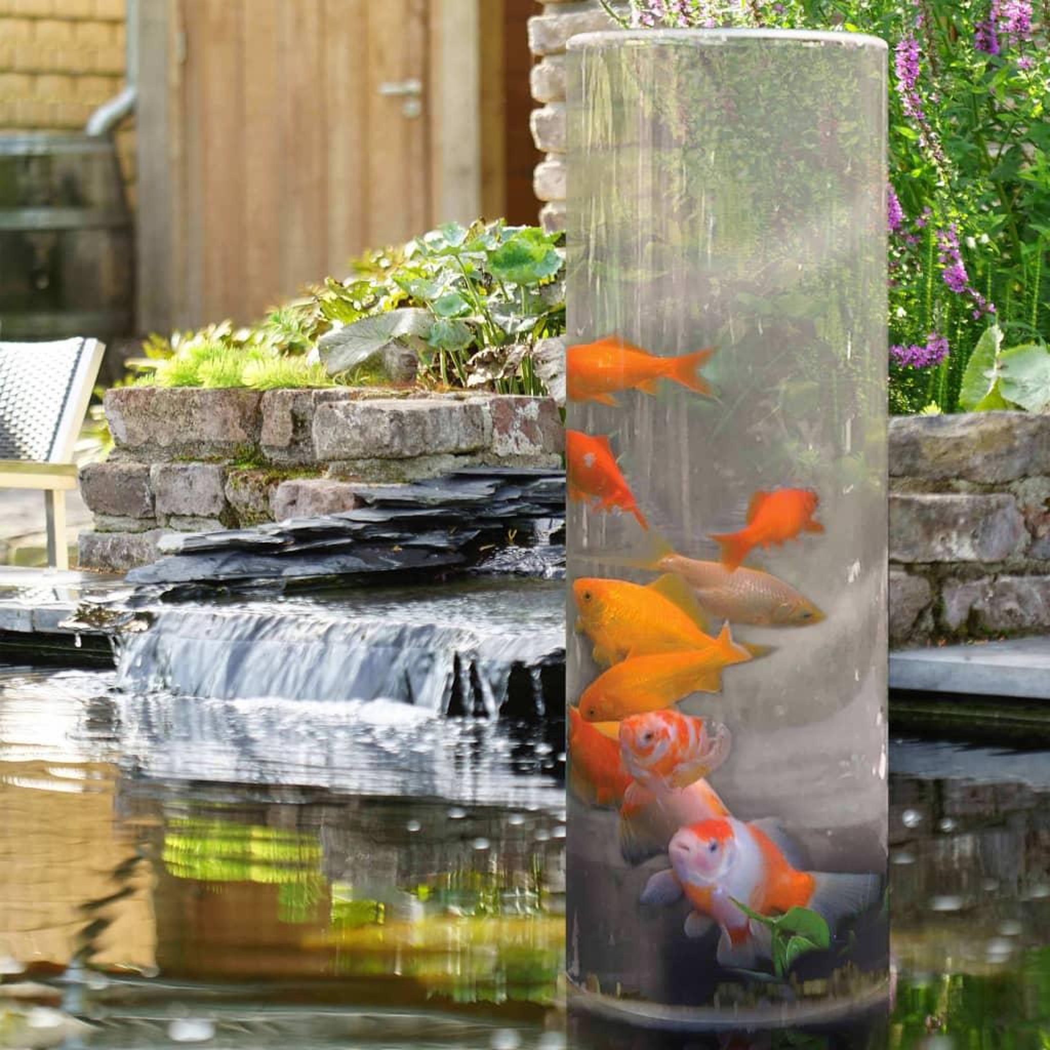 Voir la diapositive 3 : Ubbink Ubbink tour a poissons 100 cm acrylique