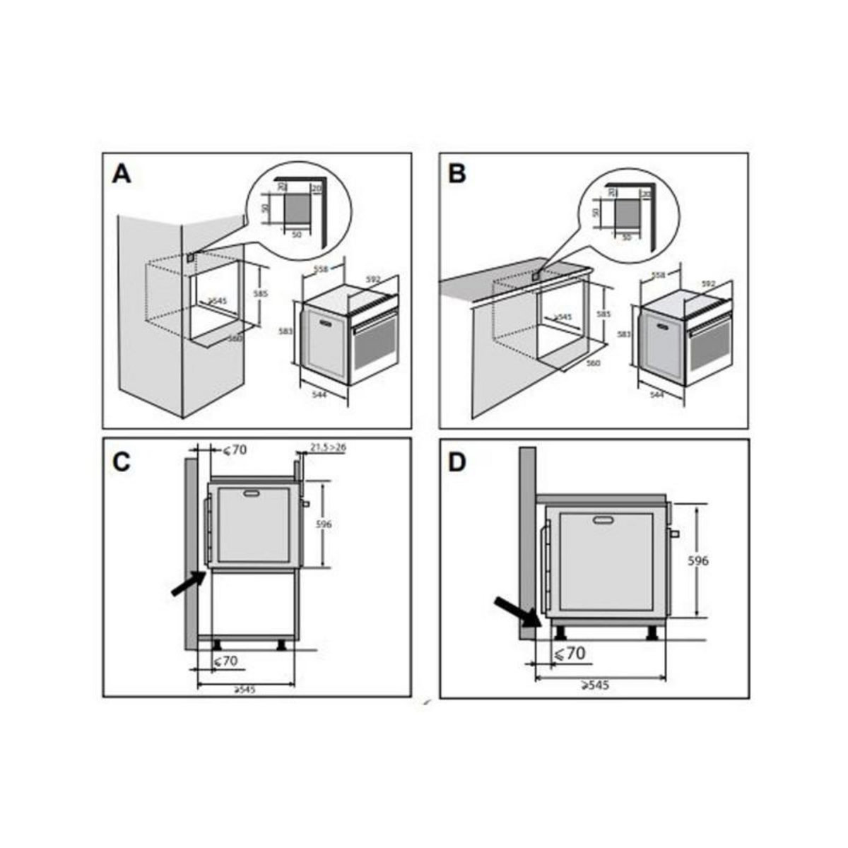 De Dietrich Four De Dietrich DFP8363G