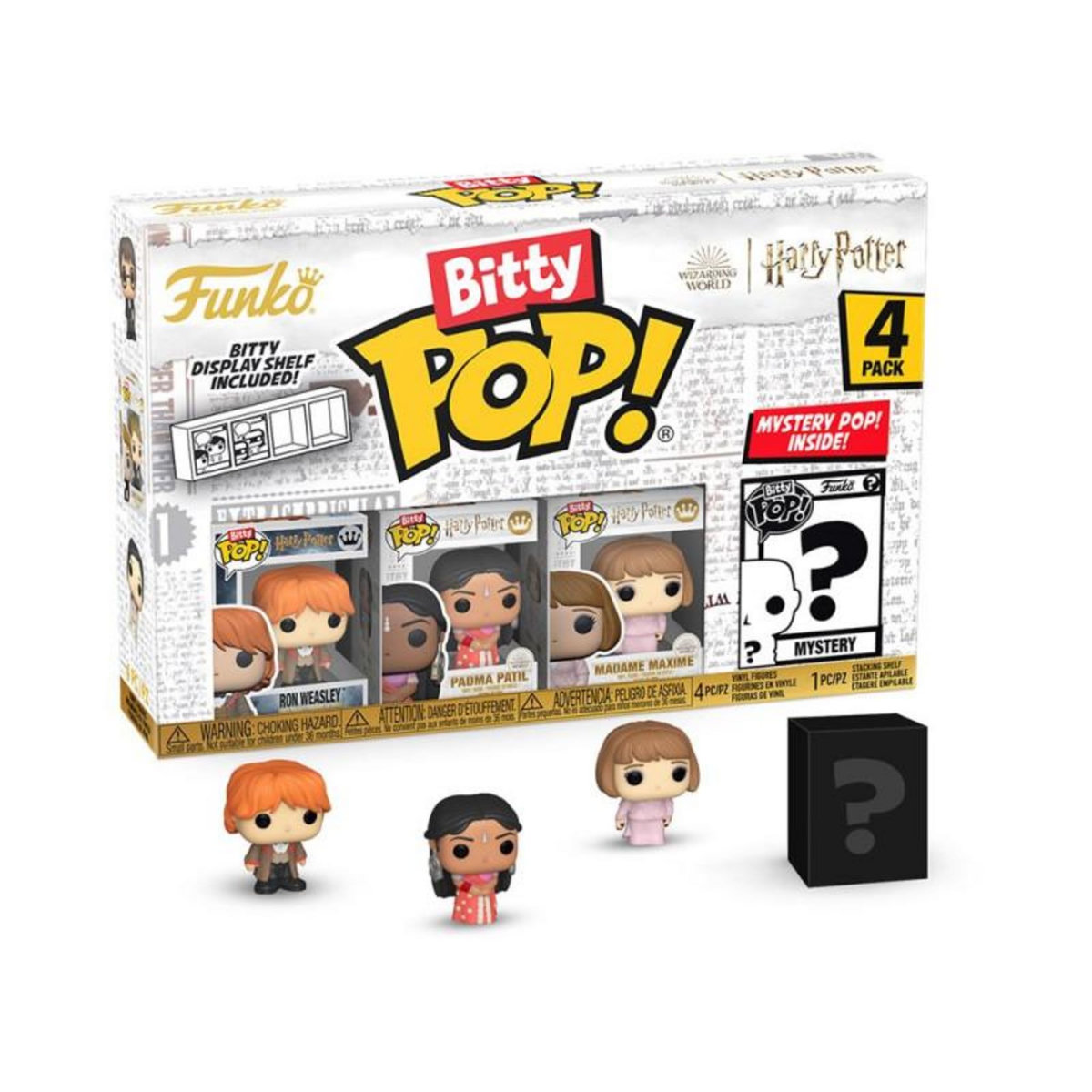 Funko Pack 4 Figurines Funko Bitty Pop Harry Potter GoF Ron