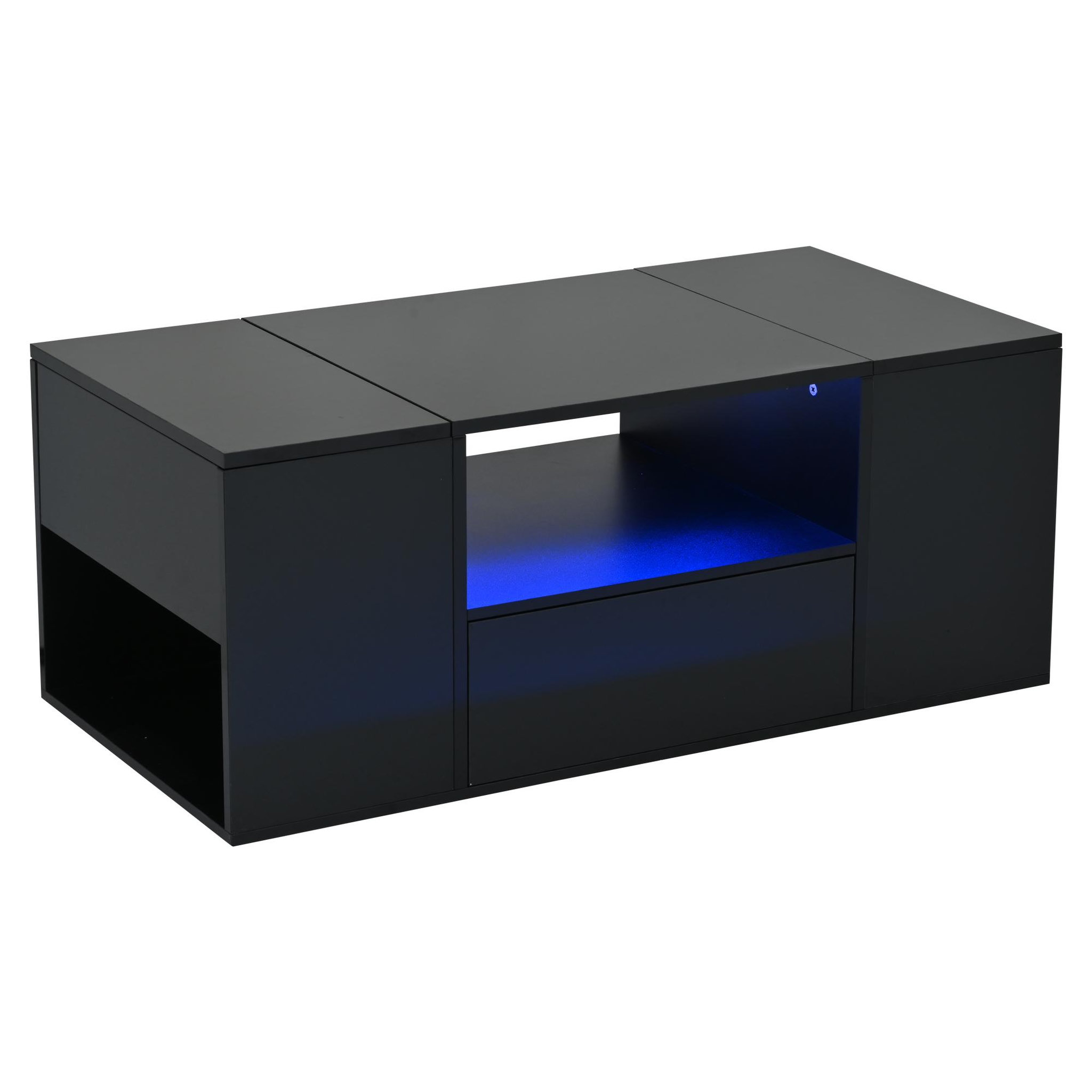 MERAX Table basse. Coloris disponibles : Blanc, Noir