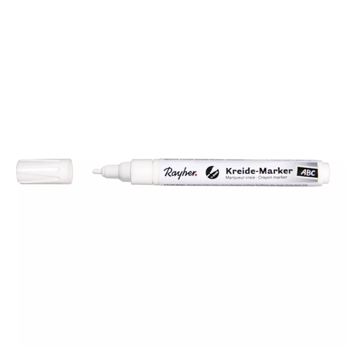 Rayher Marqueur craie, blanc, Pointe ronde 1 - 2mm