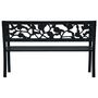 Voir la diapositive 4 : VIDAXL Banc de jardin 125 cm Noir Acier