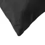 VIDAXL Coussins decoratifs lot de 4 noir 60x60 cm tissu