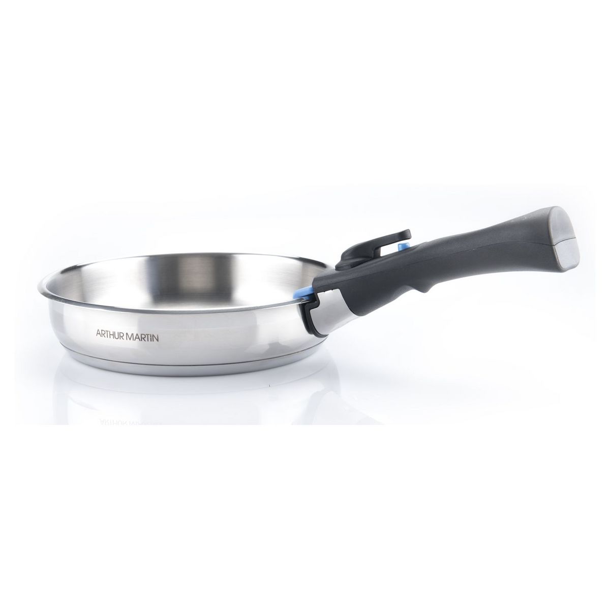 Arthur Martin Batterie de cuisine induction de 3 poêles 20-24-26 cm inox 