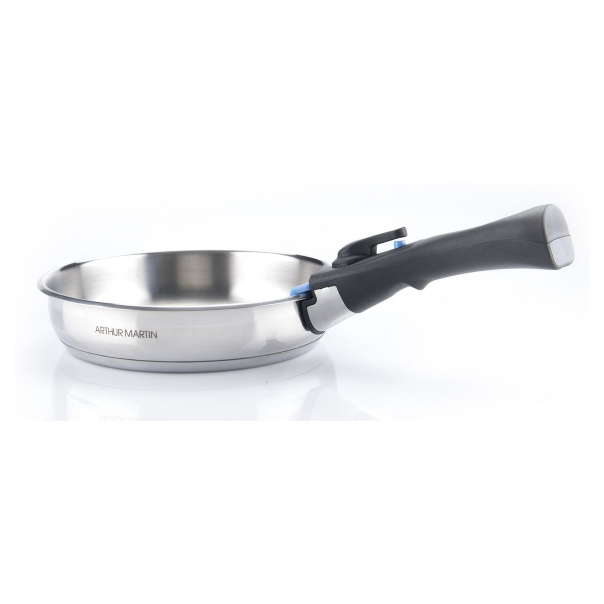 Arthur Martin Batterie de cuisine induction de 3 poêles 20-24-26 cm inox 