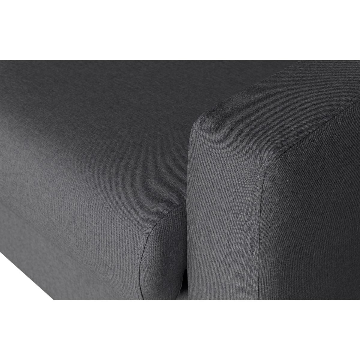 Canapé convertible système couchage express matelas 160x200 17cm 3 places en tissu DYLAN 