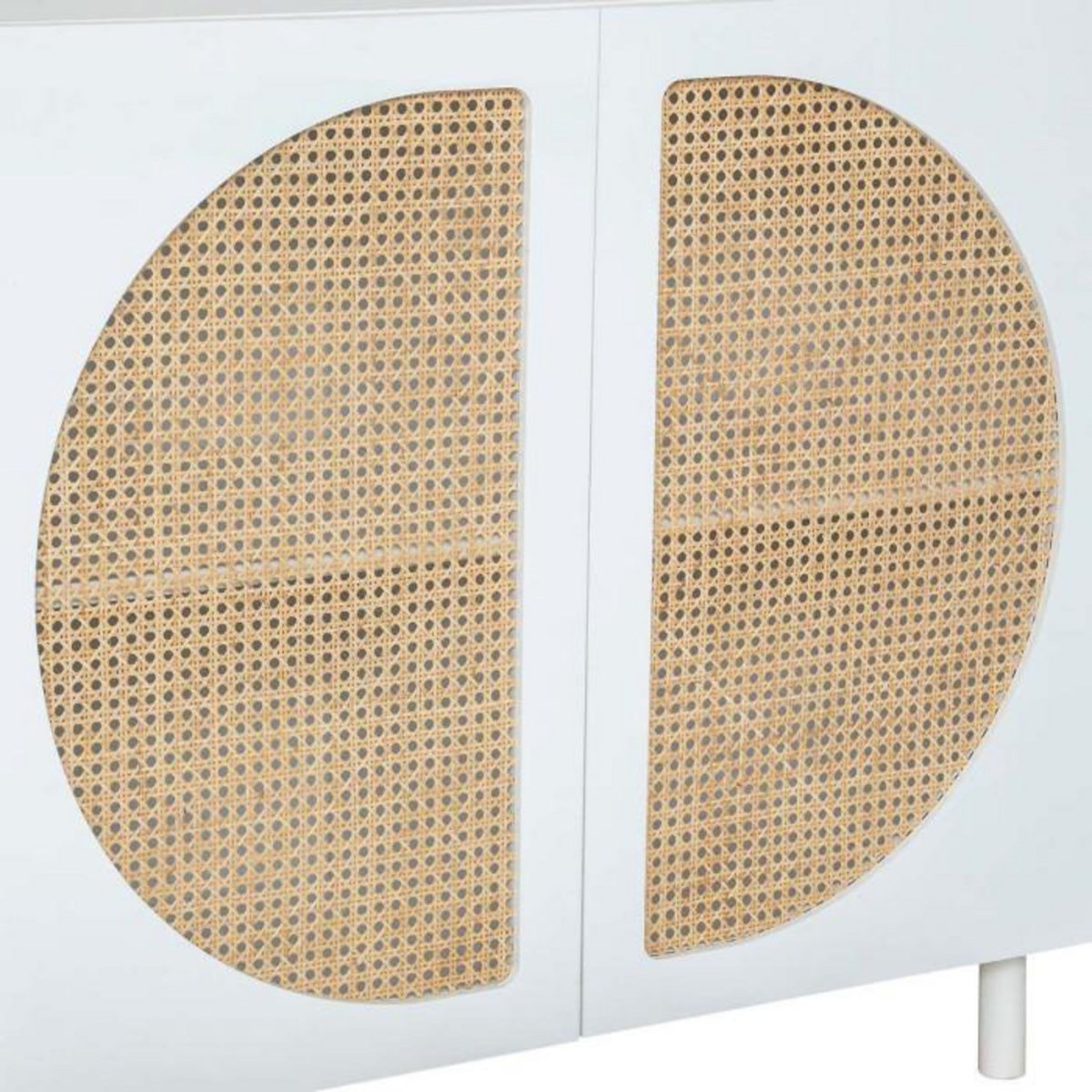 ATMOSPHERA Buffet 2 Portes  Cabras  94cm Blanc