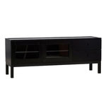 Paris Prix Meuble TV 2 Portes & 2 Tiroirs  Alcoa  150cm Noir