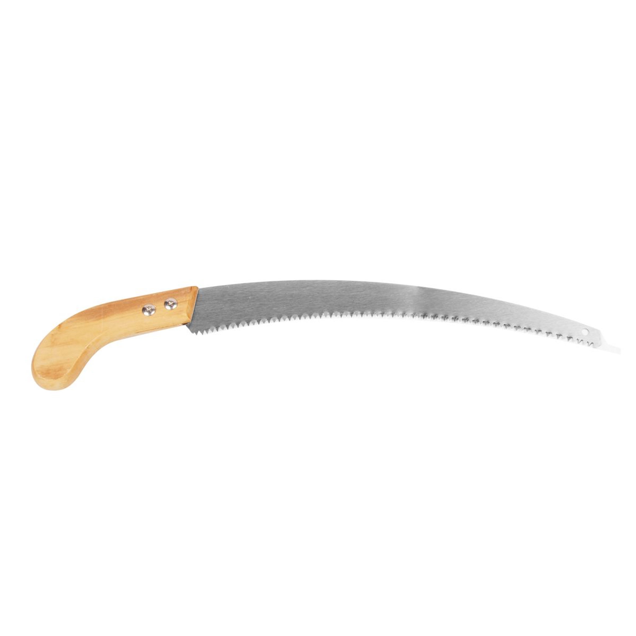 Voir la diapositive 2 : GARDENSTAR Scie arboricole avec manche en bois - 50cm