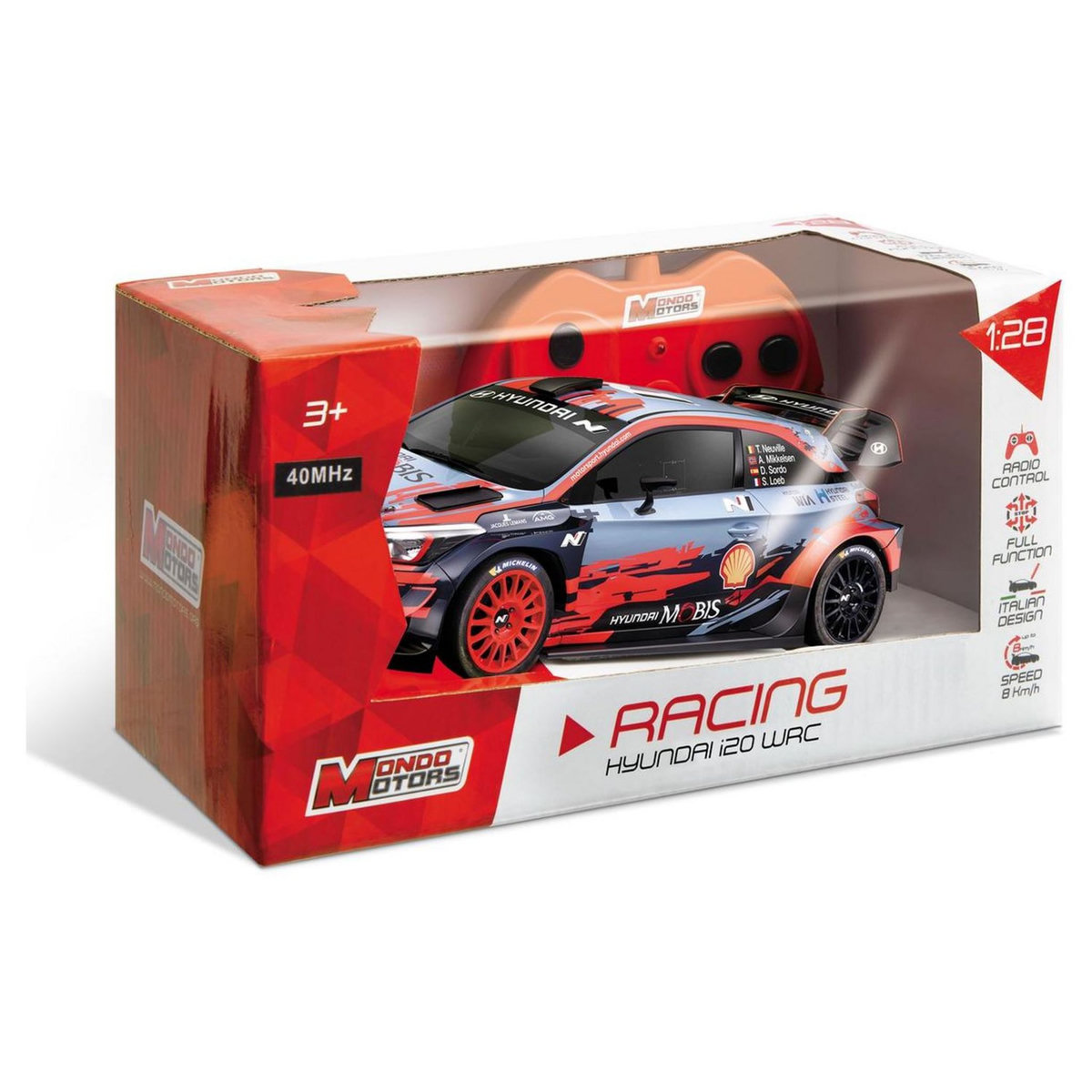 MONDO Motors Hyundai i20 WRC voiture de rallye au 1:28 radiocommandée