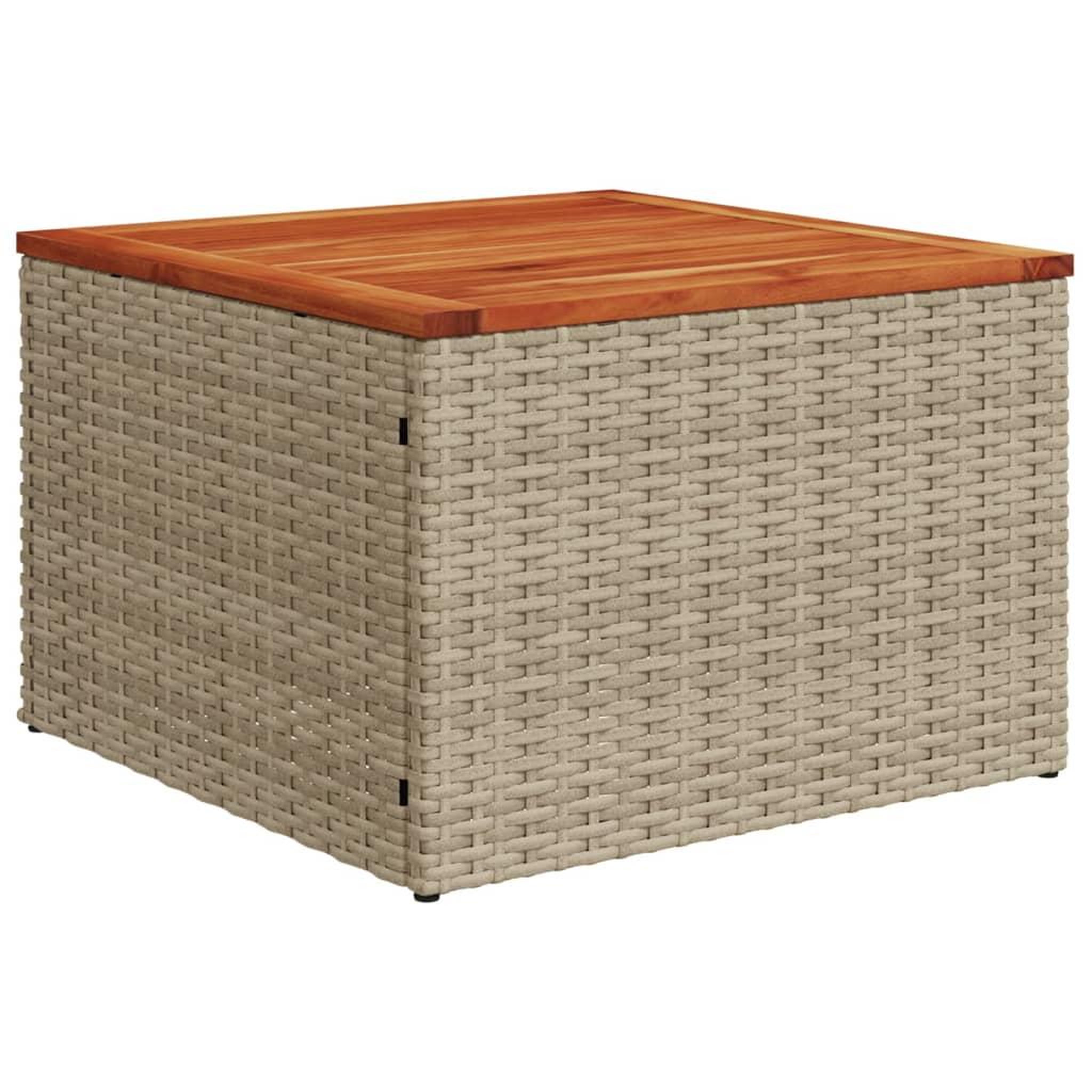 Voir la diapositive 4 : VIDAXL Salon de jardin avec coussins 7pcs melange beige resine tressee