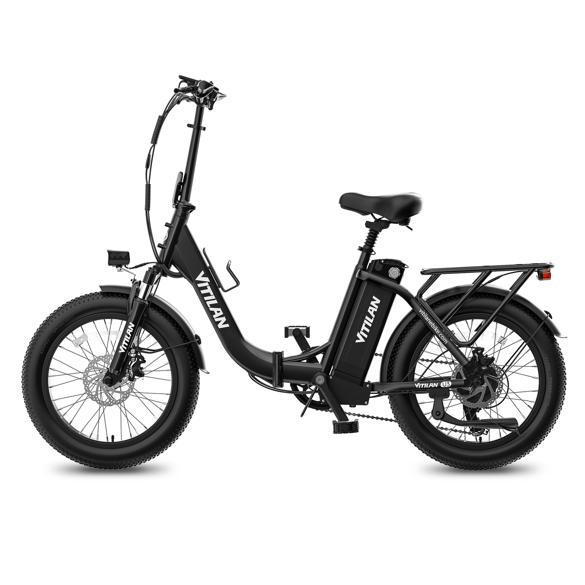VITILAN Vélo électrique pliable Vitilan U3. Coloris disponibles : Blanc, Vert, Noir