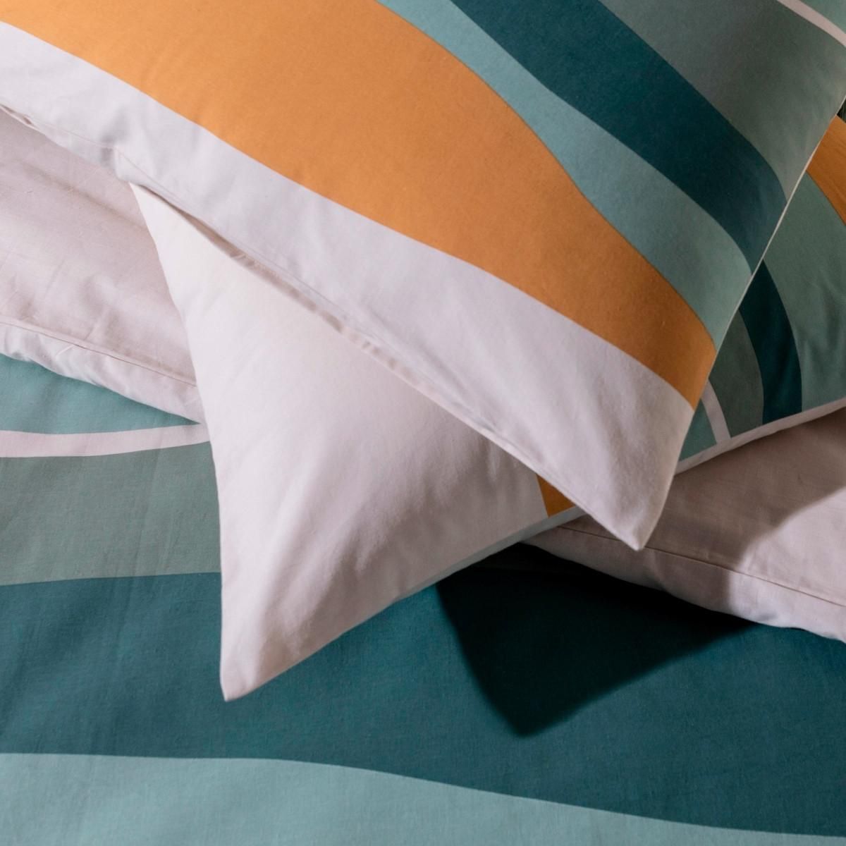 FUTURE HOME Parure de lit 2 personnes paysage réversible