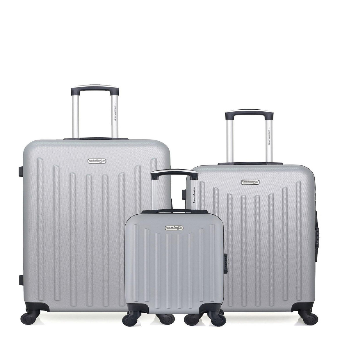 AMERICAN TRAVEL AMERICAN TRAVEL - LOT DE 3 - Valises grand format, weekend et cabine XXS BROOKLYN