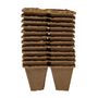 Voir la diapositive 4 :  Godet de cultures carré 6 x 12 x 6 cm  24 pcs