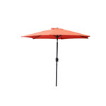 CONCEPT USINE Parasol droit rond 2,5 x 2,5 m terracotta COME