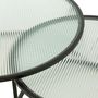 Voir la diapositive 5 : Paris Prix Lot de 2 Tables Basses Design  Alony  89cm Noir