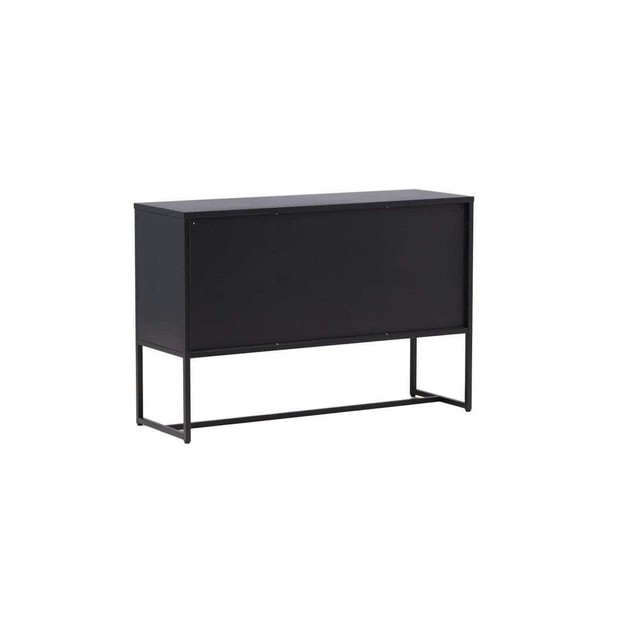 Paris Prix Bahut 3 Portes Métal  Malla  120cm Noir