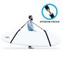 Voir la diapositive 3 : ADRENALIN Sangle de transport pour Stand Up Paddle Universel et Réglable - Noir