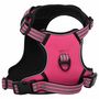Voir la diapositive 2 : VIDAXL Harnais pour chien et bandes reflechissantes reglables rose XL