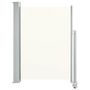 Voir la diapositive 2 : VIDAXL Auvent lateral retractable de patio 100 x 300 cm Blanc casse